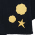 CHANEL CAMELLIA BLANKET NAVY WOOL 100% 90325360