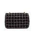 CHANEL CAMELLIA CHAIN SHOULDER BAG BLACK PINK TWEED GOLD HARDWARE 90328468