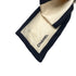 CHANEL CAMELLIA PATTERN SCRUNCHIE RIBBON BLACK WHITE SILK HAIR ACCESSORY 90325356
