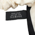 CHANEL CAMELLIA PATTERN SCRUNCHIE RIBBON BLACK WHITE SILK HAIR ACCESSORY 90343239