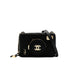 CHANEL CAMERA BAG WITH MIRROR MATELASSE CHAIN SHOULDER BAG BLACK LAMBSKIN GOLD HARDWARE 90343015