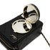 CHANEL CAMERA BAG WITH MIRROR MATELASSE CHAIN SHOULDER BAG BLACK LAMBSKIN GOLD HARDWARE 90343015
