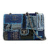 CHANEL CHAIN SHOULDER BAG PATCHWORK MULTICOLOR LEATHER DENIM TWEED SILVER HARDWARE 90347684