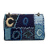 CHANEL CHAIN SHOULDER BAG PATCHWORK MULTICOLOR LEATHER DENIM TWEED SILVER HARDWARE 90347684