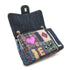 CHANEL CHAIN SHOULDER BAG PATCHWORK MULTICOLOR LEATHER DENIM TWEED SILVER HARDWARE 90342737