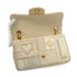 CHANEL CHAIN SHOULDER BAG PATCHWORK BEIGE TWEED GOLD HARDWARE 90344451