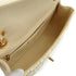 CHANEL CHAIN SHOULDER BAG PATCHWORK BEIGE TWEED GOLD HARDWARE 90344451