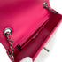 CHANEL CHAIN SHOULDER BAG PINK PYTHON SILVER HARDWARE 90319591