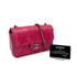 CHANEL CHAIN SHOULDER BAG PINK PYTHON SILVER HARDWARE 90319591