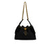 CHANEL CHANEL 25 CHAIN SHOULDER BAG BLACK CAVIAR SKIN GOLD HARDWARE 90336789