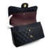 CHANEL CLASSIC FLAP JUMBO CHAIN SHOULDER BAG BLACK CAVIAR SKIN GOLD HARDWARE 90323977