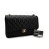 CHANEL CLASSIC FLAP JUMBO CHAIN SHOULDER BAG BLACK CAVIAR SKIN GOLD HARDWARE 90323977