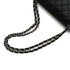 CHANEL CLASSIC FLAP JUMBO CHAIN SHOULDER BAG BLACK CAVIAR SKIN SILVER HARDWARE 90342415
