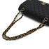 VINTEGE CHANEL CLASSIC FLAP MEDIUM CHAIN SHOULDER BAG BLACK CAVIAR SKIN GOLD HARDWARE 90335591