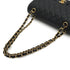 CHANEL CLASSIC FLAP MEDIUM CHAIN SHOULDER BAG BLACK CAVIAR SKIN GOLD HARDWARE 90335604