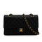 CHANEL CLASSIC FLAP MEDIUM CHAIN SHOULDER BAG BLACK CAVIAR SKIN GOLD HARDWARE 90335901