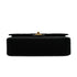 CHANEL CLASSIC FLAP MEDIUM CHAIN SHOULDER BAG BLACK CAVIAR SKIN GOLD HARDWARE 90335901