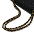CHANEL CLASSIC FLAP MEDIUM CHAIN SHOULDER BAG BLACK CAVIAR SKIN GOLD HARDWARE 90335901
