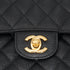 CHANEL CLASSIC FLAP MEDIUM CHAIN SHOULDER BAG BLACK CAVIAR SKIN GOLD HARDWARE 90350602