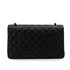 CHANEL CLASSIC FLAP MEDIUM CHAIN SHOULDER BAG BLACK CAVIAR SKIN SILVER HARDWARE 90341915