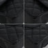 CHANEL CLASSIC FLAP MEDIUM CHAIN SHOULDER BAG BLACK CAVIAR SKIN SILVER HARDWARE 90341915