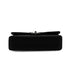 CHANEL CLASSIC FLAP MEDIUM CHAIN SHOULDER BAG BLACK CAVIAR SKIN SILVER HARDWARE 90340177