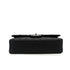CHANEL CLASSIC FLAP MEDIUM CHAIN SHOULDER BAG BLACK LAMB SKIN SILVER HARDWARE 90343944