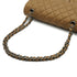 CHANEL CLASSIC FLAP MEDIUM CHAIN SHOULDER BAG BROWN CAVIR SKIN SILVER HARDWARE 90346676