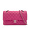 CHANEL CLASSIC FLAP MEDIUM CHAIN SHOULDER BAG PINK CAVIAR SKIN SILVER HARDWARE 90322284