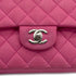 CHANEL CLASSIC FLAP MEDIUM CHAIN SHOULDER BAG PINK CAVIAR SKIN SILVER HARDWARE 90322284
