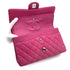 CHANEL CLASSIC FLAP MEDIUM CHAIN SHOULDER BAG PINK CAVIAR SKIN SILVER HARDWARE 90322284
