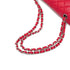 CHANEL CLASSIC FLAP MEDIUM CHAIN SHOULDER BAG PINK LAMB SKIN SILVER HARDWARE 90336794