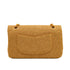 CHANEL CLASSIC FLAP MEDIUM CHAIN SHOULDER BAG RAFFIA MIRROR METALLIC GOLD LAMB SKIN GOLD HARDWARE 90347161