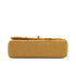 CHANEL CLASSIC FLAP MEDIUM CHAIN SHOULDER BAG RAFFIA MIRROR METALLIC GOLD LAMB SKIN GOLD HARDWARE 90347161