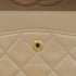 VINTAGE CHANEL CLASSIC FLAP SMALL CHAIN SHOULDER BAG BEIGE LAMB SKIN GOLD HARDWARE 90348484