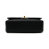 CHANEL CLASSIC FLAP SMALL CHAIN SHOULDER BAG BLACK CAVIAR SKIN GOLD HARDWARE 90335791