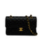 CHANEL CLASSIC FLAP SMALL CHAIN SHOULDER BAG BLACK CAVIR SKIN GOLD HARDWARE 90348530