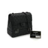 CHANEL COCKPIT FLAP CHAIN SHOULDER BAG BLACK LAMB SKIN BLACK HARDWARE 90341898