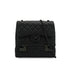CHANEL COCKPIT FLAP CHAIN SHOULDER BAG BLACK LAMB SKIN BLACK HARDWARE 90341898