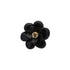 CHANEL COCOMARK CAMELLIA RING RHINESTONE BLACK GOLD ACCESSORY 02A 90321060