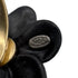 CHANEL COCOMARK CAMELLIA RING RHINESTONE BLACK GOLD ACCESSORY 02A 90321060
