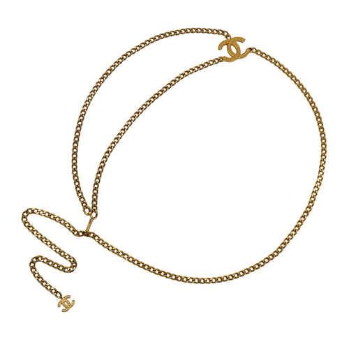 CHANEL COCOMARK CHAIN BELT GOLD ACCESSORY 03P 90338274