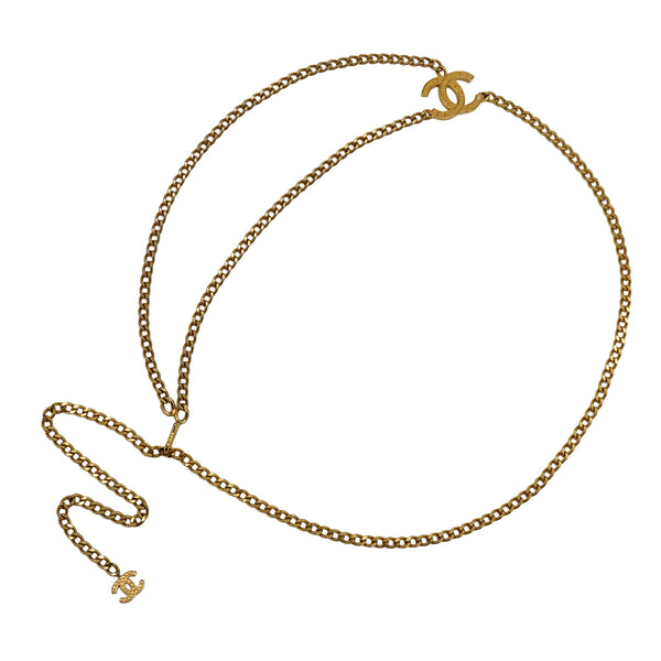 CHANEL COCOMARK CHAIN BELT GOLD ACCESSORY 03P 90338274