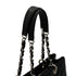 CHANEL GST COCOMARK CHAIN SHOULDER BAG BLACK CAVIAR SKIN SILVER HARDWARE 90327068