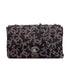 CHANEL COCOMARK CHAIN SHOULDER BAG BLACK PINK SEQUINS LEATHER SILVER HARDWARE 90319985
