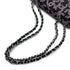 CHANEL COCOMARK CHAIN SHOULDER BAG BLACK PINK SEQUINS LEATHER SILVER HARDWARE 90319985