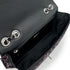 CHANEL COCOMARK CHAIN SHOULDER BAG BLACK PINK SEQUINS LEATHER SILVER HARDWARE 90319985