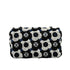 CHANEL COCOMARK CAMELLIA CHAIN SHOULDER BAG BLACK WHITE NAVY SEQUINS SILVER HARDWARE 90334167