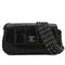 VINTEGE CHANEL COCOMARK CHOCOLATE BAR CHAIN SHOULDER BAG BLACK LAMB SKIN SILVER HARDWARE 90344102