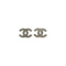 CHANEL COCOMARK EARRINGS RHINESTONE SILVER ACCESSORY 07V 90334251